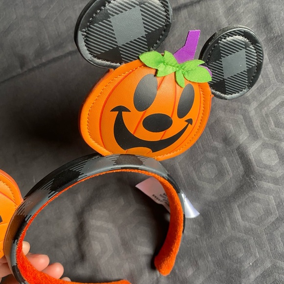 Disneyland park Halloween Pumpkin plaid ears - Picture 5 of 5